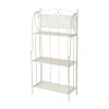 Étagère en fer blanc 4 tablettes Marisa - 59,6 x 29,2 x 120 cm