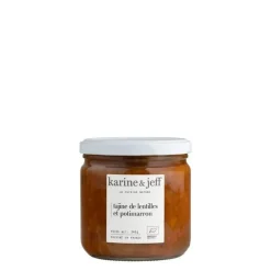 Tajine de lentilles et potimarron bio - 340 g