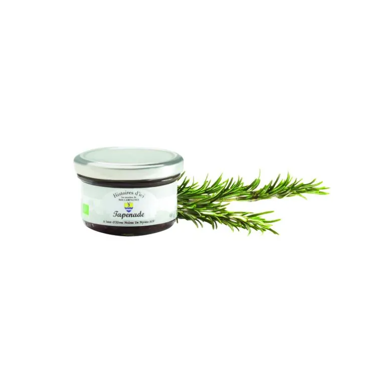 Tapenade bio d'olives noires de Nyons - 90 gr