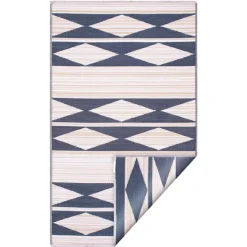 Tapis Cairo natural & black 270 x 180 cm