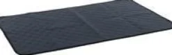 Tapis d’entrainement anthracite lavable pour chien Flamingo Patsy L - 85 x 51 cm