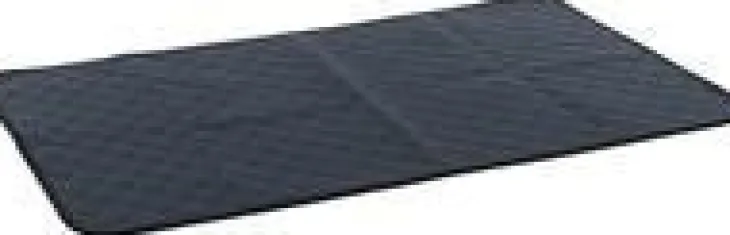 Tapis d’entrainement anthracite lavable pour chien Flamingo Patsy L - 85 x 51 cm