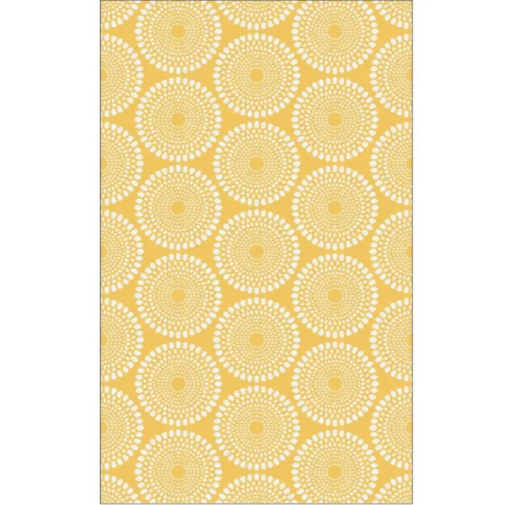 Tapis Rio yellow en polypropylène recyclé Fab Hab - 150 x 240 cm