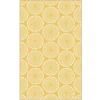 Tapis Rio yellow en polypropylène recyclé Fab Hab - 90 x 150 cm