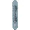 Thermomètre en vieux zinc gris 9x1,1x49,5 cm