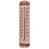 Thermomètre plaqué cuivre - 30 x 6,6 cm