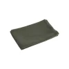 Torchon en coton vert nid d’abeille - 50 x 70 cm