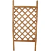 Treillis droit mélèze huilé pour bac 80 x 150 cm