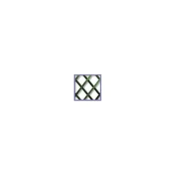Treillis extensible en bois Treilliwood vert 1,5m x H 50 cm