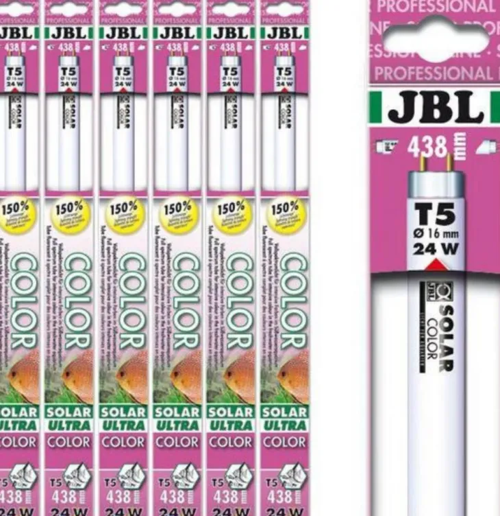 Tube fluorescent T5 coloration ultra, JBL, modèle Solar - 24W, 438mm