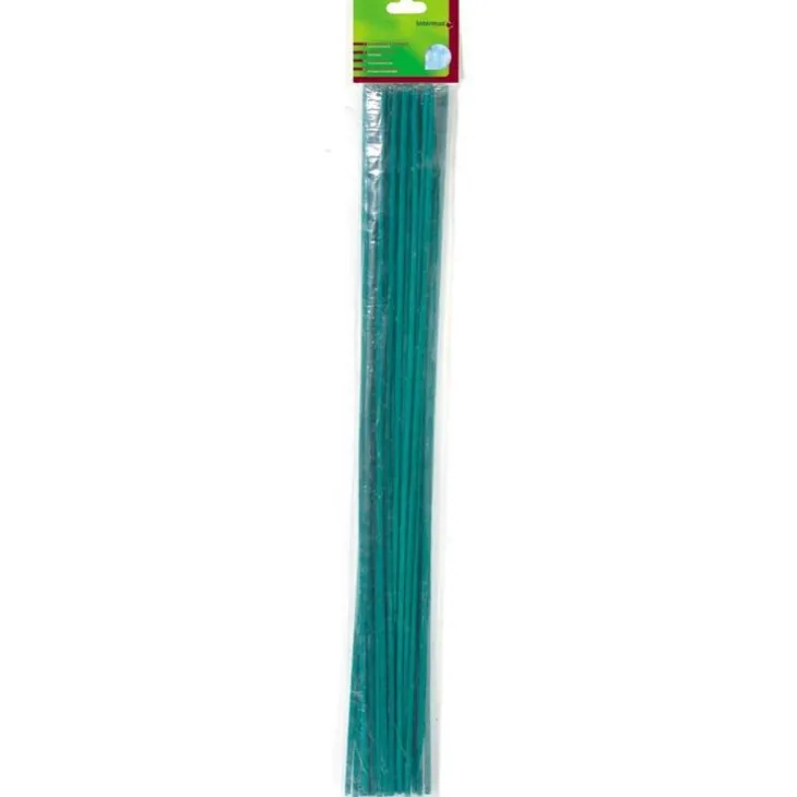 Tuteur bambou coloris vert 0,40 m