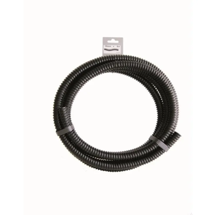 Tuyau prédécoupé noir de 5 m Ø19 mm