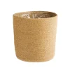 Vannerie naturelle en jute - 20,5 x 19,5 x 16 cm