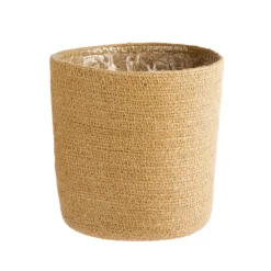 Vannerie naturelle en jute - 20,5 x 19,5 x 16 cm