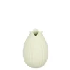 Vase coloris vert en dolomite - Ø 9 cm