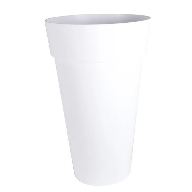 Vase haut Toscane XXL Blanc D48 x H80