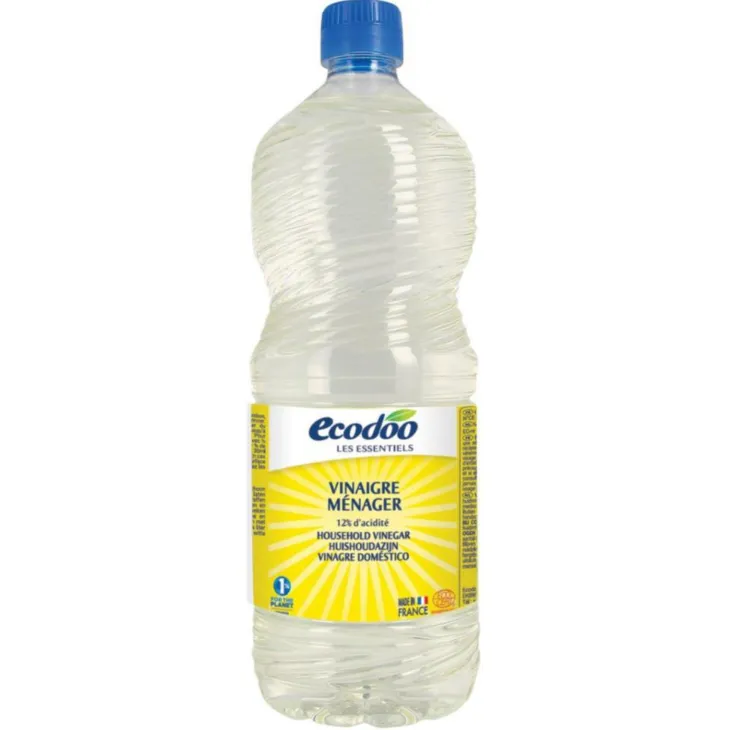 Vinaigre d'alcool blanc 12% acidité Ecodoo 1 l